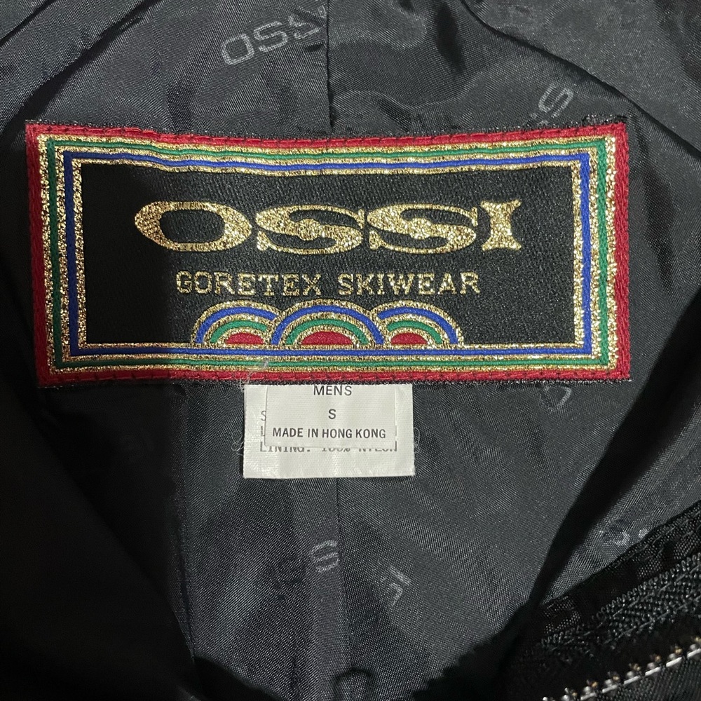 OSSI Vintage Skiwear Mens Black Pants 30/32